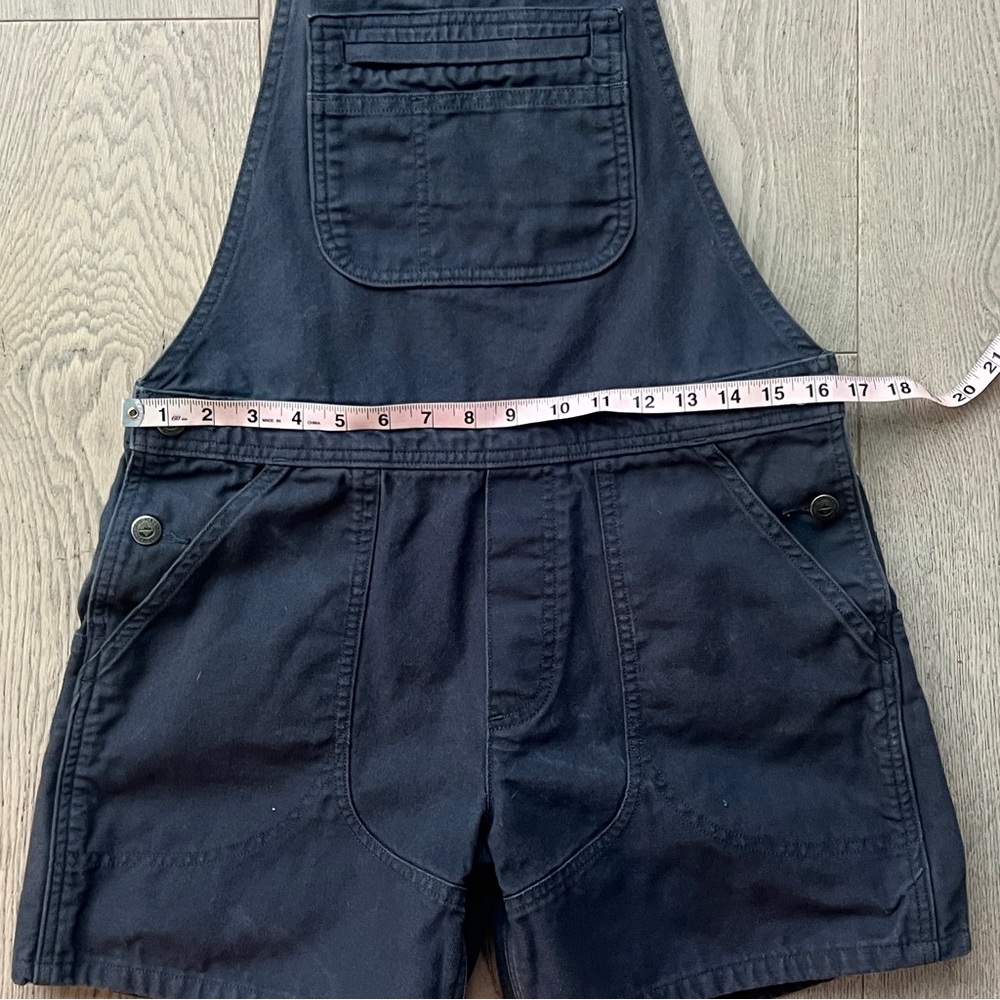 Patagonia Women’s Size XS Stand Up Overalls in Smolder Blue 100% Organic Cotton - Picture 9 of 11